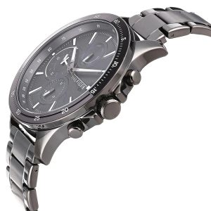 Montre homme Tommy Hilfiger Bank 46 mm réf. 1791719, mouvement quartz – vue de trois-quarts