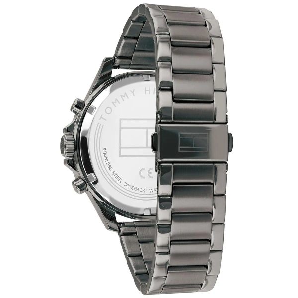Montre homme Tommy Hilfiger Bank 46 mm réf. 1791719, mouvement quartz, montre-bracelet Tommy Hilfiger – vue rapprochée