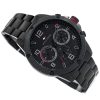 Montre homme Tommy Hilfiger Blaze 46 mm réf. 1792030, cadran noir, mouvement quartz – vue de trois-quarts