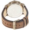 Montre homme Tommy Hilfiger Briggs 46 mm réf. 1791425, cadran noir, bracelet cuir – autre angle