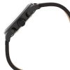 Montre homme Tommy Hilfiger Chase 44 mm réf. 1791577, cadran noir, bracelet cuir – autre angle