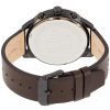 Montre homme Tommy Hilfiger Chase 44 mm réf. 1791577, cadran noir, bracelet cuir – vue rapprochée