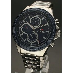 Montre homme Tommy Hilfiger Clark réf. 1792080, mouvement quartz, boîtier 46 mm, acier inoxydable – deuxième vue