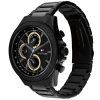 Montre homme Tommy Hilfiger Clark 46 mm réf. 1792081, cadran noir, mouvement quartz – vue de trois-quarts