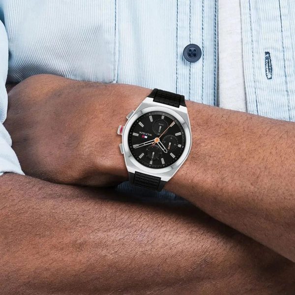 Montre homme Tommy Hilfiger Connor réf. 1791898, mouvement quartz, boîtier 44 mm, silicone, étanche 50 m – deuxième vue