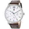 Montre homme Tommy Hilfiger Damon 44 mm réf. 1791418, cadran blanc, mouvement quartz – vue de trois-quarts