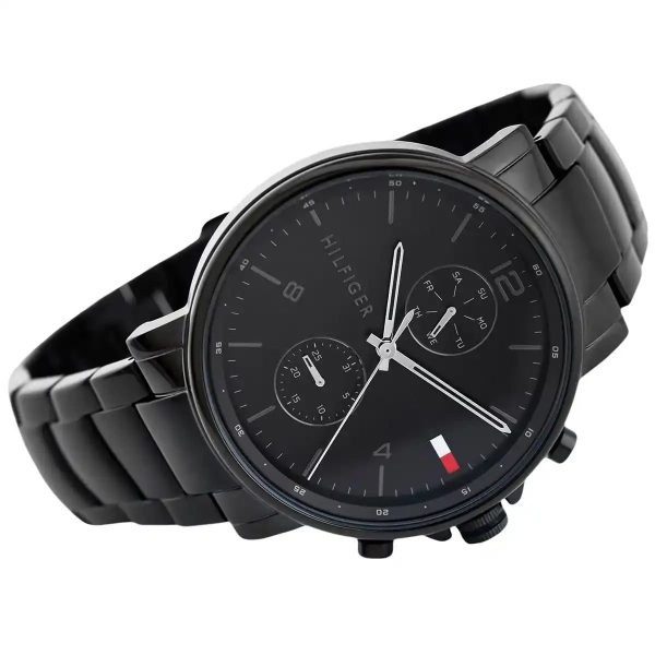 Montre homme Tommy Hilfiger Daniel réf. 1710414, mouvement quartz, boîtier 44 mm, acier inoxydable – deuxième vue