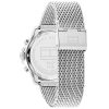 Montre homme Tommy Hilfiger Dual Time 43 mm réf. 1792092, cadran noir, mouvement quartz – autre angle