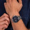 Montre homme Tommy Hilfiger Evan réf. 1710409, mouvement quartz, boîtier 44 mm, acier inoxydable – deuxième vue