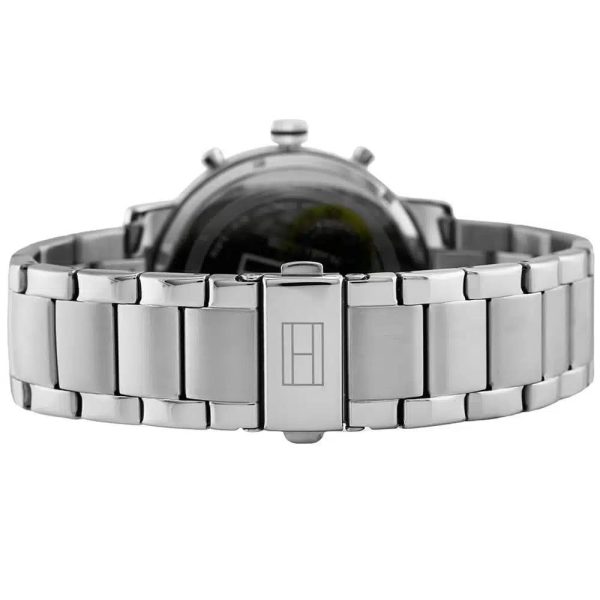 Montre homme Tommy Hilfiger Evan réf. 1710409, mouvement quartz, boîtier 44 mm, acier inoxydable – quatrième vue