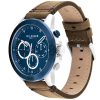 Montre homme Tommy Hilfiger Harley 46 mm réf. 1791895, cadran bleu, mouvement quartz – vue de trois-quarts