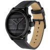 Montre homme Tommy Hilfiger Icon 40 mm réf. 1791595, cadran noir, mouvement quartz – vue rapprochée