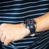 Montre homme Tommy Hilfiger Jameson réf. 1792051, mouvement quartz, boîtier 46 mm, cuir, étanche 50 m – quatrième vue