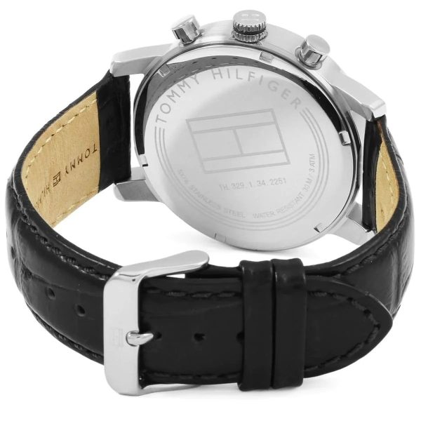 Montre homme Tommy Hilfiger Ken réf. 1791401, mouvement quartz, boîtier 46 mm, silicone – deuxième vue
