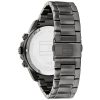 Montre homme Tommy Hilfiger Lars 46 mm réf. 1792061, cadran noir, bracelet acier – vue de trois-quarts