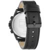 Montre homme Tommy Hilfiger Lars 46 mm réf. 1792062, cadran noir, mouvement quartz – autre angle