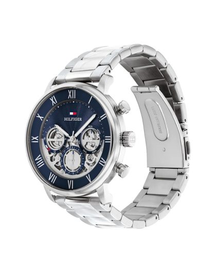 Montre homme Tommy Hilfiger Legend réf. 1710569, mouvement quartz, boîtier 44 mm, acier inoxydable – vue principale, Horlova Maroc