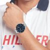 Montre homme Tommy Hilfiger Logan réf. 1792012, mouvement quartz, boîtier 43 mm, acier inoxydable – deuxième vue