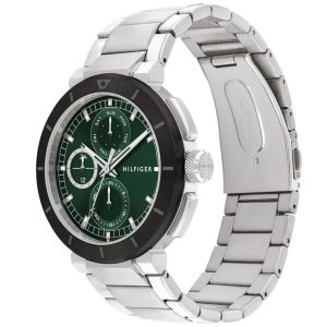 Montre homme Tommy Hilfiger Lorenzo réf. 1792117, mouvement quartz, boîtier 44 mm, acier inoxydable, étanche 50 m – deuxième vue