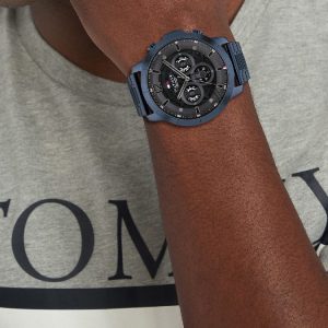 Montre homme Tommy Hilfiger Luca réf. 1710493, chronographe quartz, acier inoxydable – vue principale, Horlova Maroc