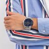 Montre homme Tommy Hilfiger Luca réf. 1710492, mouvement quartz, boîtier 50 mm, acier inoxydable – vue principale, Horlova Maroc