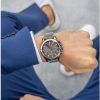 Montre homme Tommy Hilfiger Mason réf. 1791790, chronographe quartz, boîtier 45 mm, acier inoxydable, verre minéral – quatrième vue