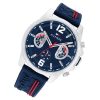 Montre homme Tommy Hilfiger Navy 46 mm réf. 1710635, cadran bleu marine, mouvement quartz – vue rapprochée