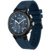 Montre homme Tommy Hilfiger ONE réf. 1513998, mouvement quartz, boîtier 44 mm, acier inoxydable, silicone, verre minéral – deuxième vue