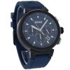 Montre homme Tommy Hilfiger ONE réf. 1513998, mouvement quartz, boîtier 44 mm, acier inoxydable, silicone, verre minéral – quatrième vue