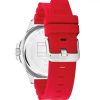 Montre homme Tommy Hilfiger Ryan réf. 1710540, mouvement quartz, boîtier 46 mm, silicone – quatrième vue