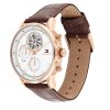 Montre homme Tommy Hilfiger Stewart 44 mm réf. 1710606, bracelet cuir – vue de trois-quarts