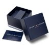 Montre homme Tommy Hilfiger Stewart 44 mm réf. 1710606, bracelet cuir, mouvement quartz – vue rapprochée