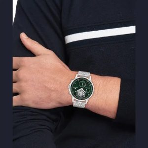 Montre homme Tommy Hilfiger Stewart réf. 1710608, mouvement quartz, boîtier 44 mm – vue principale, Horlova Maroc