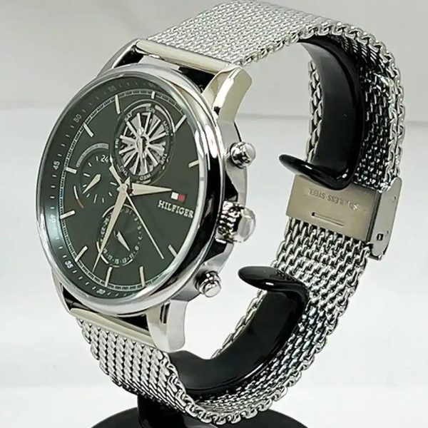 Montre homme Tommy Hilfiger Stewart réf. 1710608, mouvement quartz, boîtier 44 mm – deuxième vue