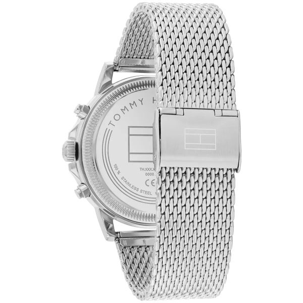 Montre homme Tommy Hilfiger Stewart réf. 1710609, mouvement quartz, boîtier 44 mm, acier inoxydable, étanche 50 m – deuxième vue