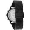 Montre homme Tommy Hilfiger Stewart 44 mm réf. 1710610, cadran noir, mouvement quartz – vue de trois-quarts