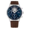 Montre homme Tommy Hilfiger Stewart Navy 44 mm réf. 1710629, cadran bleu marine, mouvement quartz – vue de face | Horlova Maroc