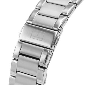 Montre homme Tommy Hilfiger Trent réf. 1791805, chronographe quartz, boîtier 46 mm, acier inoxydable, étanche 50 m – deuxième vue