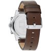 Montre homme Tommy Hilfiger Troy réf. 1792102, mouvement quartz, boîtier 46 mm, cuir, étanche 50 m – deuxième vue