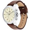 Montre homme Tommy Hilfiger Troy réf. 1792102, mouvement quartz, boîtier 46 mm, cuir, étanche 50 m – quatrième vue
