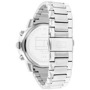 Montre homme Tommy Hilfiger Troy réf. 1792106, mouvement quartz, boîtier 46 mm, acier inoxydable, étanche 50 m – deuxième vue