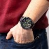 Montre homme Tommy Hilfiger Vintage réf. 1792017, chronographe quartz, boîtier 44 mm, cuir – vue principale, Horlova Maroc