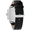 Montre homme Tommy Hilfiger Weston 44 mm réf. 1710502, cadran noir, bracelet cuir – autre angle