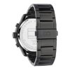 Montre homme Tommy Hilfiger Wild 50 mm réf. 1792070, cadran noir, bracelet acier – vue de trois-quarts