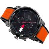 Montre homme Tommy Hilfiger Wynwood 50 mm réf. 1710583, cadran noir, mouvement quartz – vue de trois-quarts