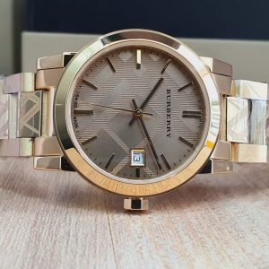 Montre mixte Burberry The City réf. BU9038, mouvement quartz, boîtier 38 mm, acier inoxydable, verre saphir – deuxième vue