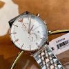 Montre mixte Emporio Armani réf. AR0399, mouvement quartz, boîtier 43 mm, acier inoxydable, cuir, verre saphir – quatrième vue