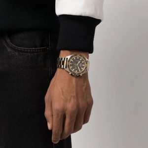 Montre mixte Hugo Boss réf. 1513974, chronographe quartz, boîtier 44 mm, acier inoxydable, étanche 50 m – vue principale, Horlova Maroc