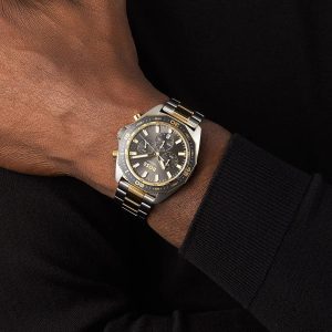 Montre mixte Hugo Boss réf. 1513974, chronographe quartz, boîtier 44 mm, acier inoxydable, étanche 50 m – deuxième vue