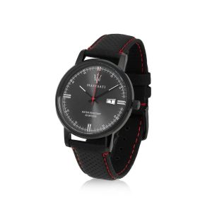 Montre mixte Maserati Eleganza réf. R8851130001, mouvement quartz, boîtier 42 mm, acier inoxydable, cuir, verre minéral – deuxième vue